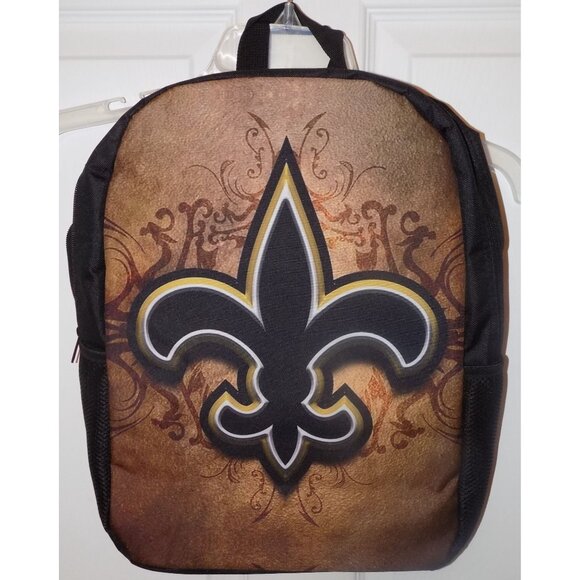 New Orleans Saints Backpack (Gold Fleur-de-lis) Sports, School, Football - Picture 1 of 4